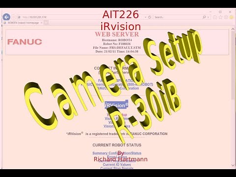 iRvision Camera Setup R-30iB Controller
