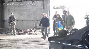 139K views · 6.9K reactions | President Volodymyr Zelensky visited Ukrainian soldiers at front-line positions near Bakhmut in Donetsk Oblast on March 22, according to the President's Office. During his visit, Zelensky received updates regarding the situation on the front line and presented awards to soldiers. | The Kyiv Independent | Facebook