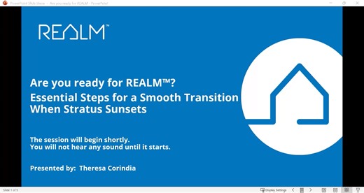Are you ready for REALM? Essential Steps for a Smooth Transition When Stratus Sunsets
