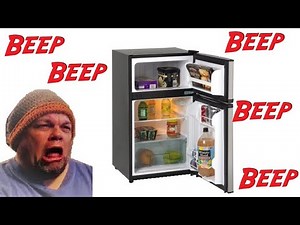 Fix Mini Fridge Making BEEPING Sounds After Power Outage Frigidaire Kitchenaid Samsung Refrigerator