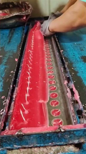 How Candles Are Mass Produced in Seconds! 🕯️🔥 | Candle Making Process Explained #Shorts