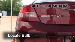 Reverse Light Replacement 2002 Chrysler Sebring GTC 2.7L V6