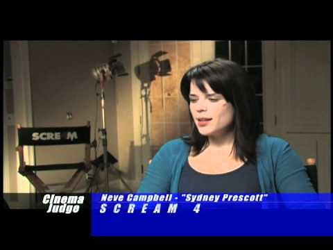 Interviews with cast from SCREAM 4