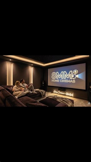 8mm - New Definition of Home Cinema on Instagram: "Home cinema = 8mm Experience the best today! #interior #homecinema #audiophile #8mm"