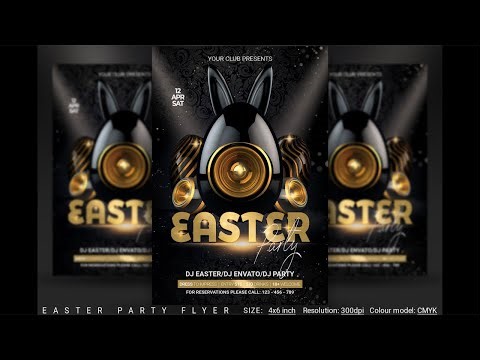 Easter Flyer Design Tutorial | Create a Stunning Easter Graphic in Minutes