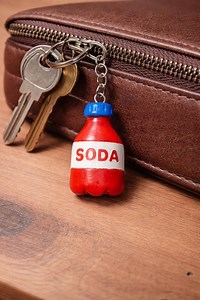 Miniature Soda Bottle Keychain, 3D Printed, Hand-painted Charm - Etsy Canada