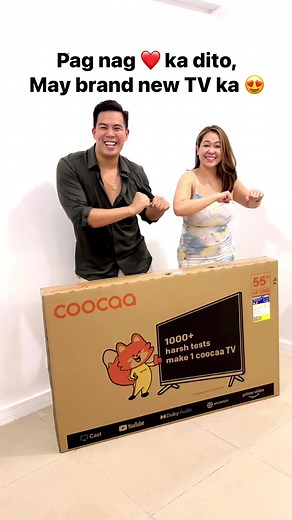 571K views · 19K reactions | Pag nag ❤️ ka dito, Libre kita new TV  The best smart TV ang coocaa ✨ High quality & affordable Smart TV for everyone! Best gift this Christmas kaya Bili na kayo ng Coocaa TV PH Coocaa Philippines Reviews ✨ 10/10 For us! | Simon Javier | Facebook