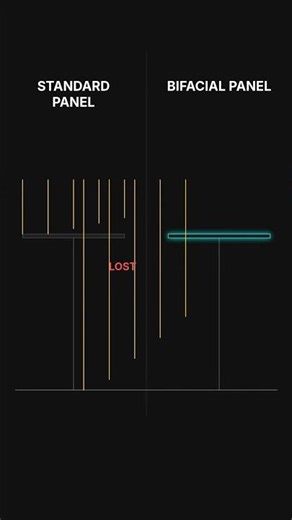 Bifacial solar panel: better performance in various environments