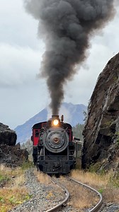 White Pass & Yukon 73 workin’ through a rock cut with a passenger train … #train #trains #railroad | Dak Dillon Photography