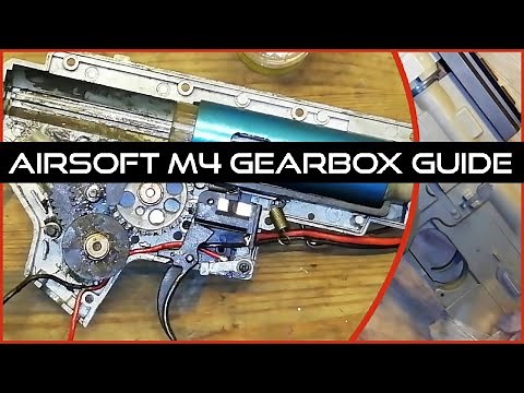 Airsoft M4 AEG Version 2 Gearbox Disassembly/Reassembly Guide (G&G CM16 Airsoft Carbine)