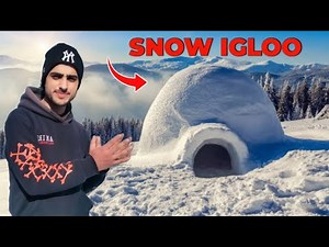 How to Build A Perfect Snow ❄️🌨️ Igloo In Just A Day 😱