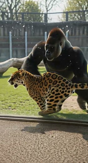 Gorilla Saves Zookeeper! 🤯 Unbelievable Rescue Caught on Camera #wildlife #animals #rescue