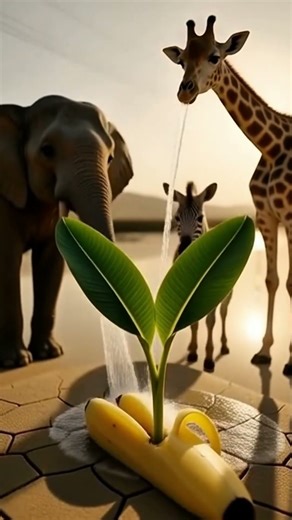 The Squirrel Who Saved the Banana Tree #ai #save #tree #squirrel