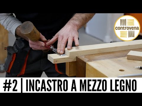 INCASTRO A MEZZO LEGNO FATTO A MANO | INCASTRI #2 | Falegnameria, fai da te e lavorazione del legno