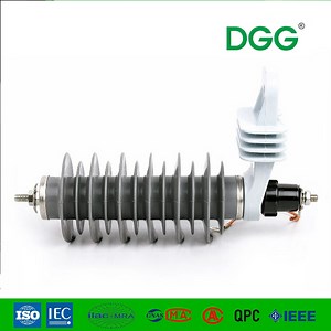 [Hot Item] 11kv, 33kv, 21kv -24kv Metal Oxide Lightning/Lighting Surge Arrestor/Arrester for Three-Phase Systems