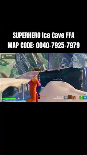 THIS FROZEN FFA MAP HITS DIFFERENT 🥶 #fortnite #uefnmaps #shorts