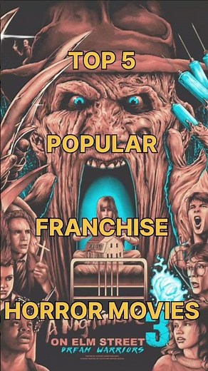 Top 5 Popular Horror Movie Franchises 👻🔥 | Iconic Scares You Can’t Miss