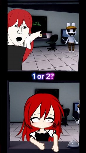 1 or 2? || WHERES BARNEY?! ☕️ || ib @d4rkv1bez || [ animal hospital ] #roblox #animalhospital #memes
