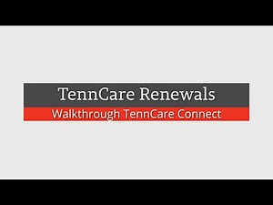 TennCare Renewal Walkthrough: Online Renewal (ASL)