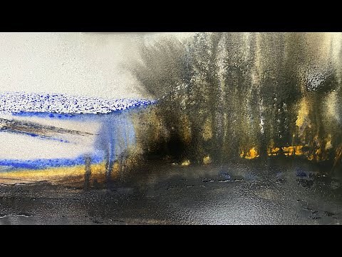 Abstract Watercolour Landscape