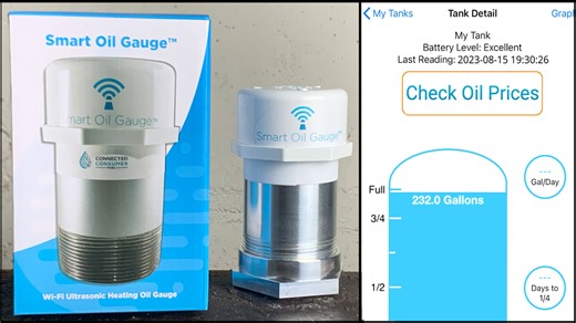 Watch Wi-Fi Oil Gauge - Smart Heating Oil Tank Gauge - Full Demo on Amazon Live