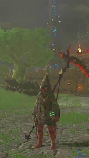 tears of the kingdom gloom armor and scythe! #totk #tearsofthekingdom #zelda