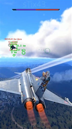 Rafale dogfights SU-30SM2 🫡🪖🐌 #warthunder #gaming #aircombat #dogfight #1v1 #shorts #aviation