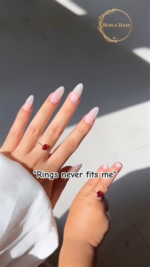 One Ring Fits ALL Sizes?! 💍 Adjustable Ring Magic You NEED! 🔥 #jewelry #gold
