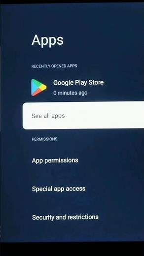 Play Store install in Android tv