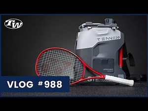 Future of Tennis? 1st Look Yonex VCORE 8th Gen; Tenniix Ball Machine & Barricade 14