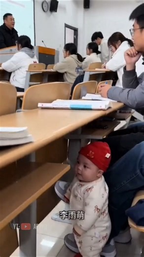 Lecturer Taking Attendance in Class, Suddenly a Baby Answers #shorts