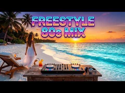 🌴 80s Freestyle Night Drive | Miami Freestyle Mix (Retro Dance Music)