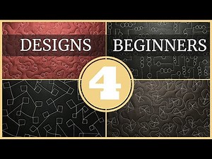 4 Free Motion Quilting Designs For Beginners