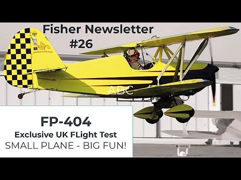 FP-404 FLIGHT TEST VIDEO AND REPORT - WINNER OF FREE PLANS