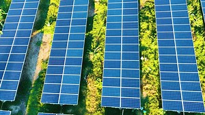 Download Solar Panels - Close Up Shot - Backwards for free