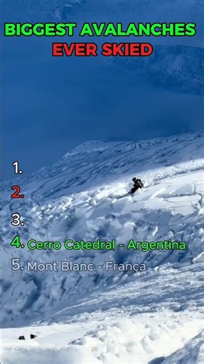 THE MOST INSANE AVALANCHE ESCAPES EVER #shorts