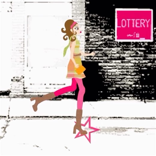 KATRINA on Instagram: "Sixties diva character walk cycle for motion graphics II🩷"