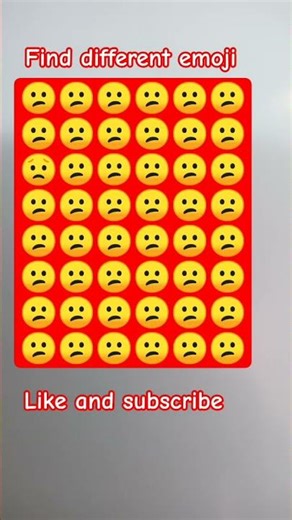 find different emoji #viral #famous #emojichallenge #popular #shorts