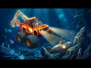 Blaze Monster Machine FULL Episode | Deep Ocean Rescue! 🌊 | Kids Cartoons & STEM Adventure