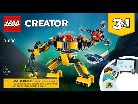 LEGO instructions - Creator - 31090 - Underwater Robot (Book 1)