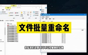 文件批量重命名