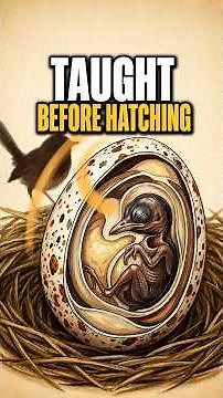 This Bird Teaches Its Chicks Before They Hatch #wildlife #humanrevealed