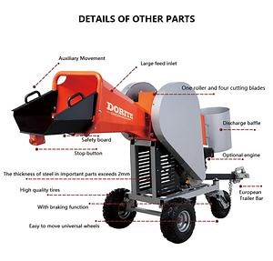 [Hot Item] 212cc Branch Logger 7HP 120mm Firewood Processor Log Cutting Machine Small Wood Cutting Gasoline Powered Branch Cutter