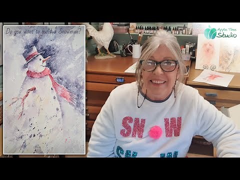 Do You Want to Build a Snowman? | Winter Watercolour