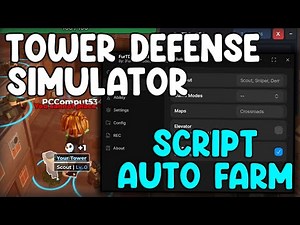 [🎄BEST] Tower Defense Simulator OP Script Auto Farm, Macro, Infinite Gems - Roblox 2025