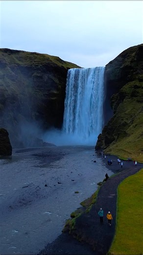 Iceland’s beauty #iceland #travel #shorts #nature #ytshorts #filmmaking #waterfall #glacier #drone