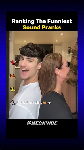 NEONVIBE on Instagram: "Ranking The Funniest Sound Pranks  #ranking #viral #fyp #funny #prank"