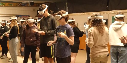 CMU partners with Bullock Creek to bring ‘mixed reality’ learning to science classes