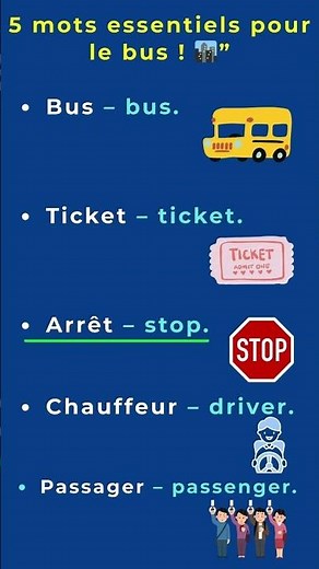 🚌 Learn English on the bus 🚏 | Ticket, stop, driver, passenger!