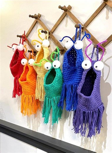 Crochet Martian Plant Hanger: Alien Monster Basket - Etsy